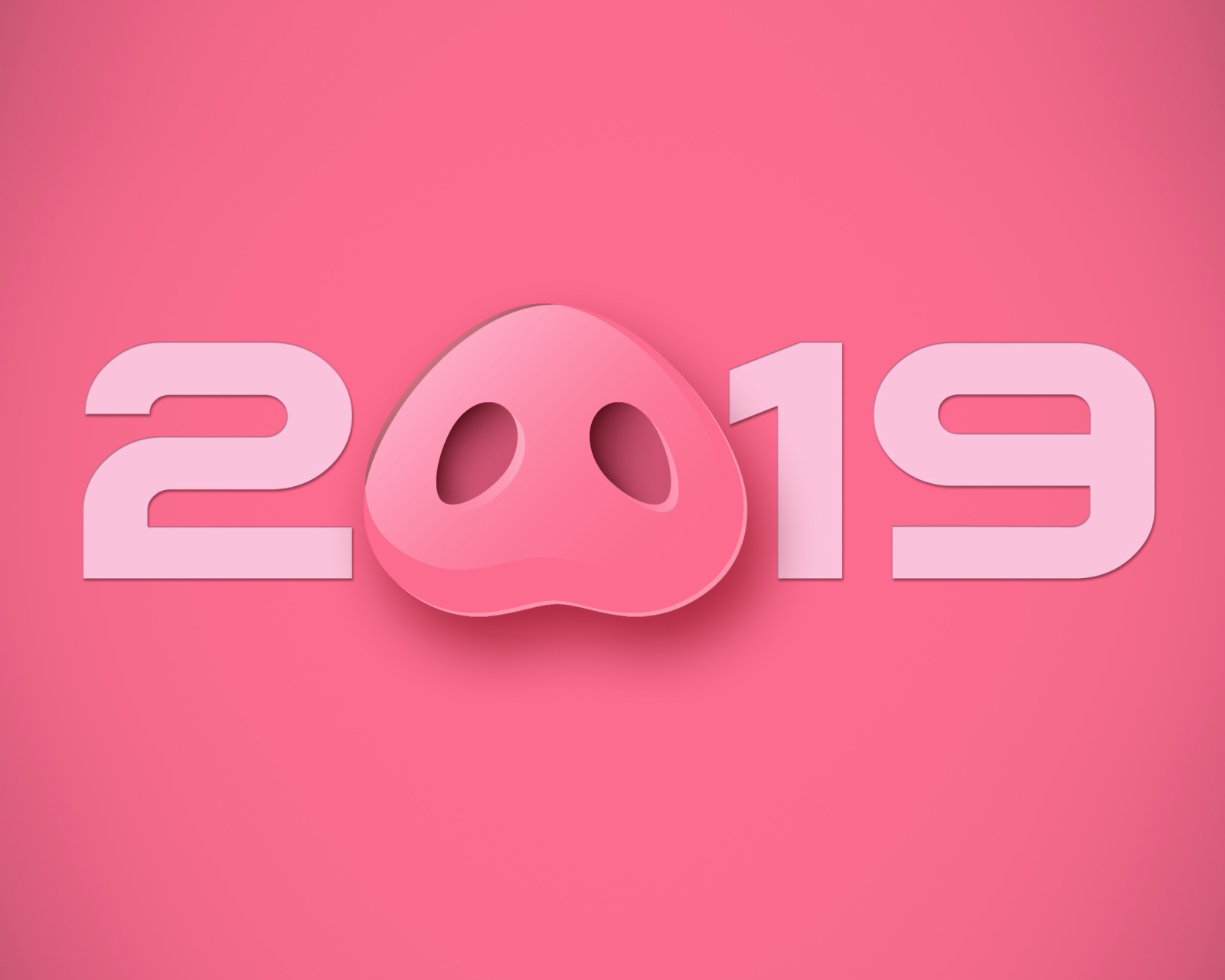 Обои Prosperous New Year 2019 1600x1280