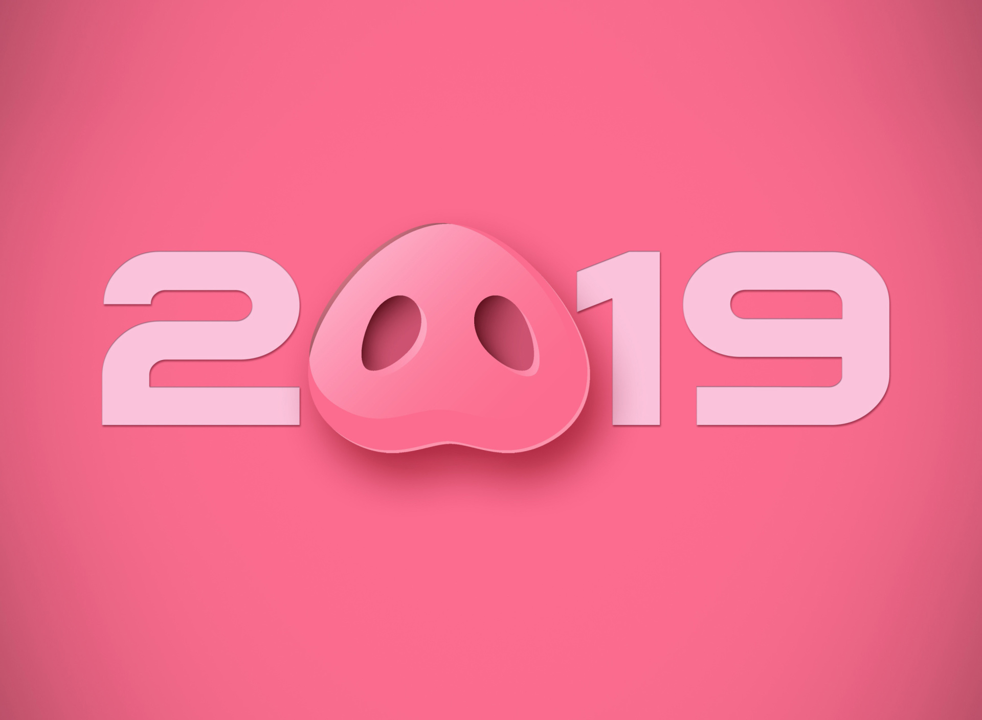 Prosperous New Year 2019 wallpaper 1920x1408