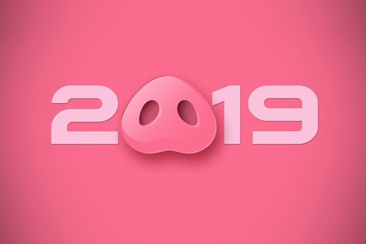 Prosperous New Year 2019 wallpaper