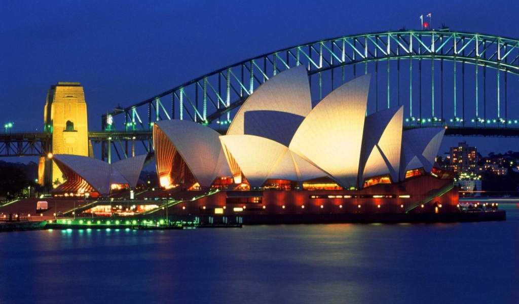Sfondi Light Sydney Opera House 1024x600