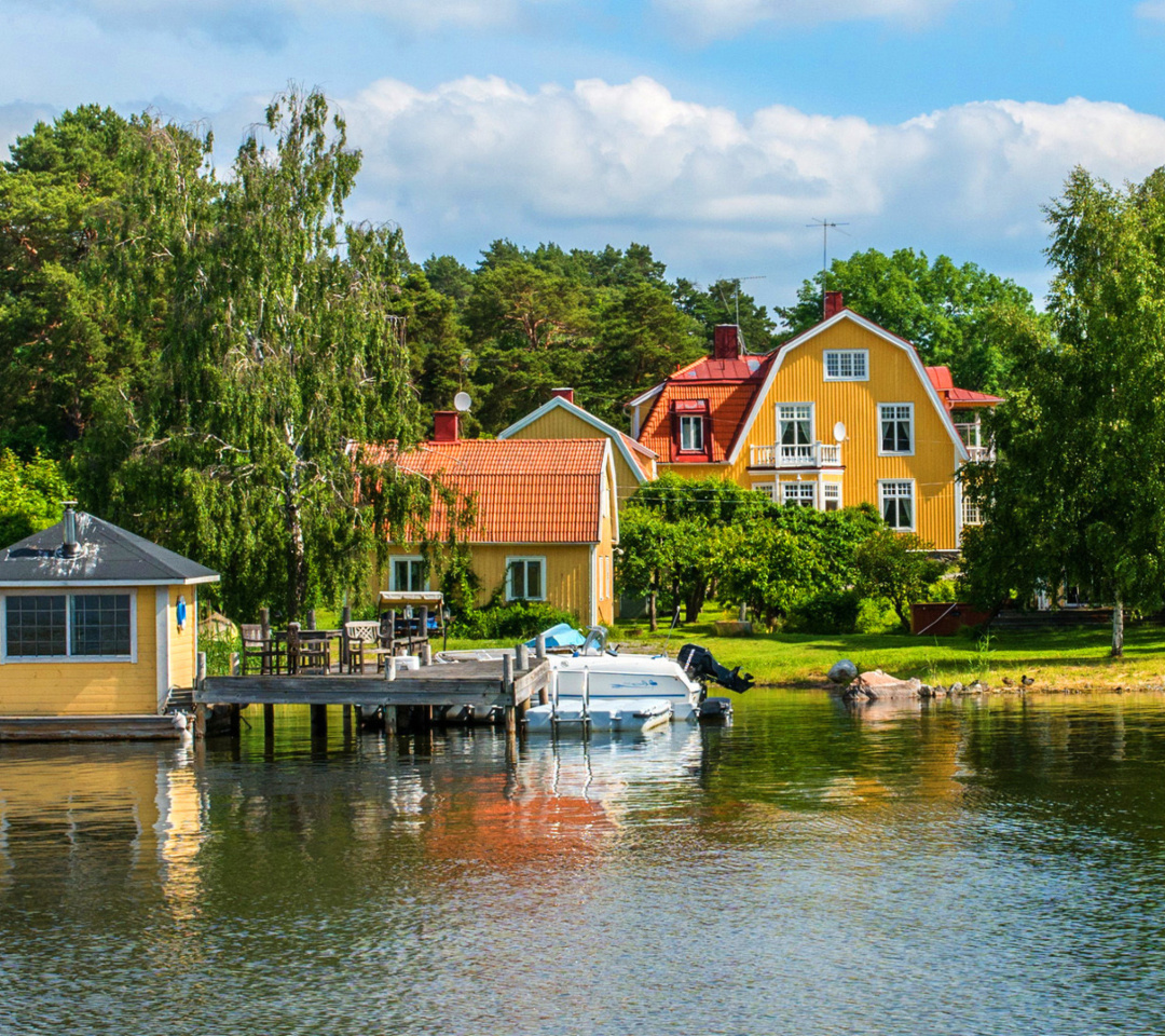 Vaxholm, Sweden wallpaper 1080x960