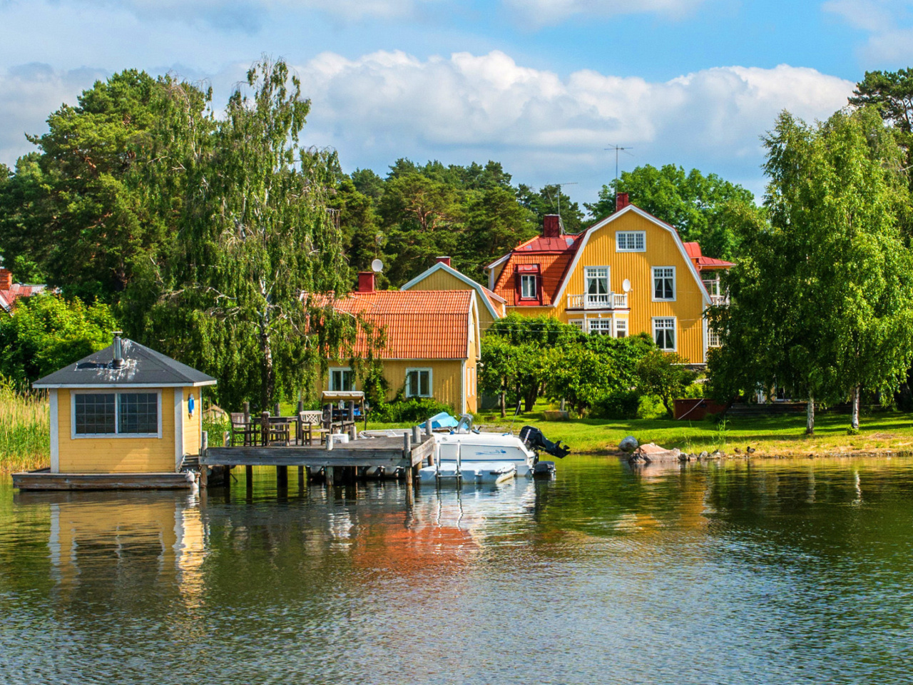 Vaxholm, Sweden wallpaper 1280x960