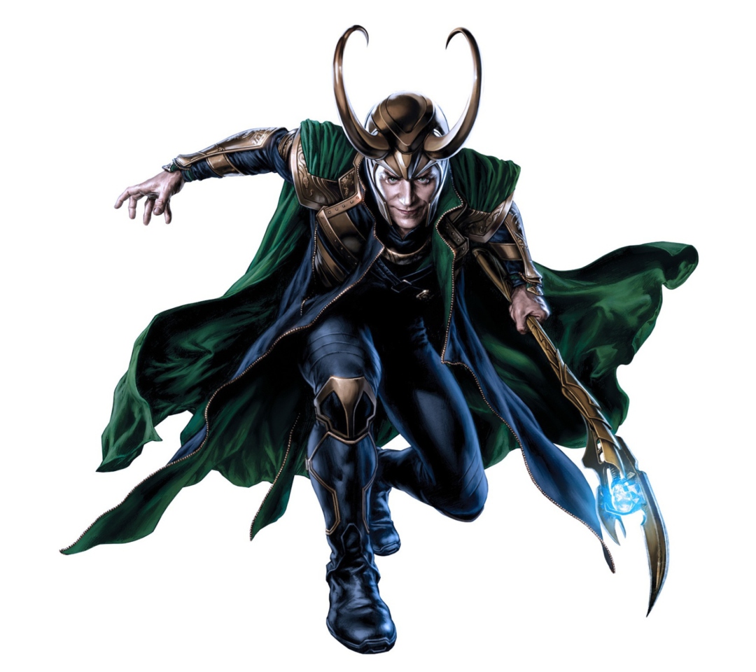 Sfondi Loki Laufeyson - The Avengers 1080x960