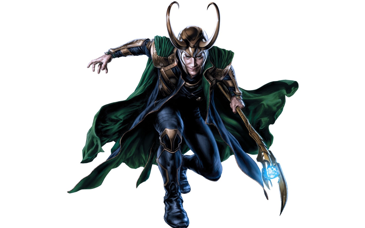 Fondo de pantalla Loki Laufeyson - The Avengers 1280x800