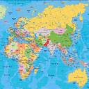 Sfondi World Map 128x128