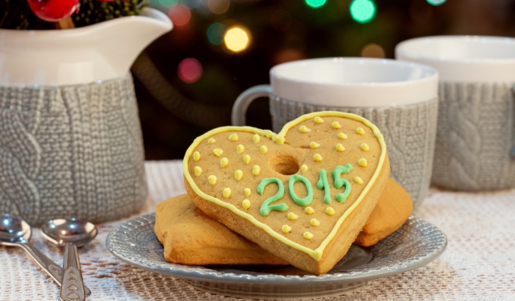 Try Merry Xmas Cookies with Mulled Wine wallpaper 1024x600