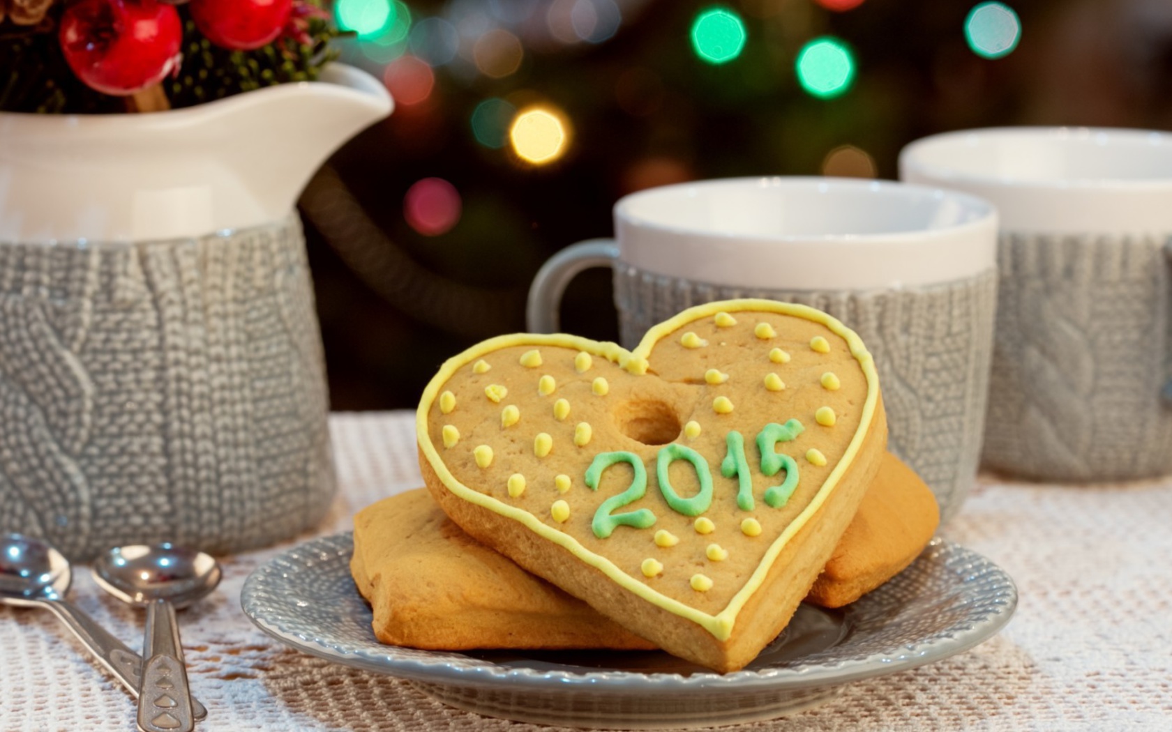 Try Merry Xmas Cookies with Mulled Wine wallpaper 1680x1050