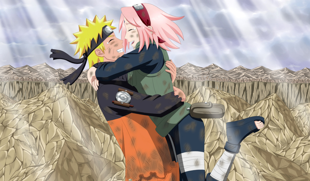 Screenshot №1 pro téma Uzumaki Naruto and Haruno Sakura 1024x600