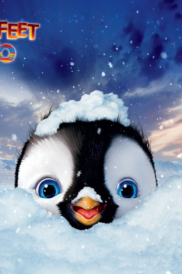 Das Happy Feet 2 Wallpaper 640x960