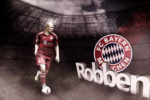 Arjen Robben wallpaper 480x320