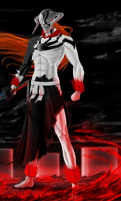 Обои Ichigo Vasto Lorde Bleach 240x400