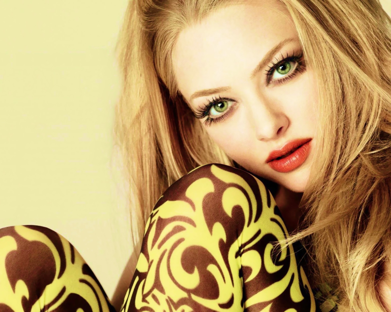 Das Amanda Seyfried Green Eyes Wallpaper 1280x1024