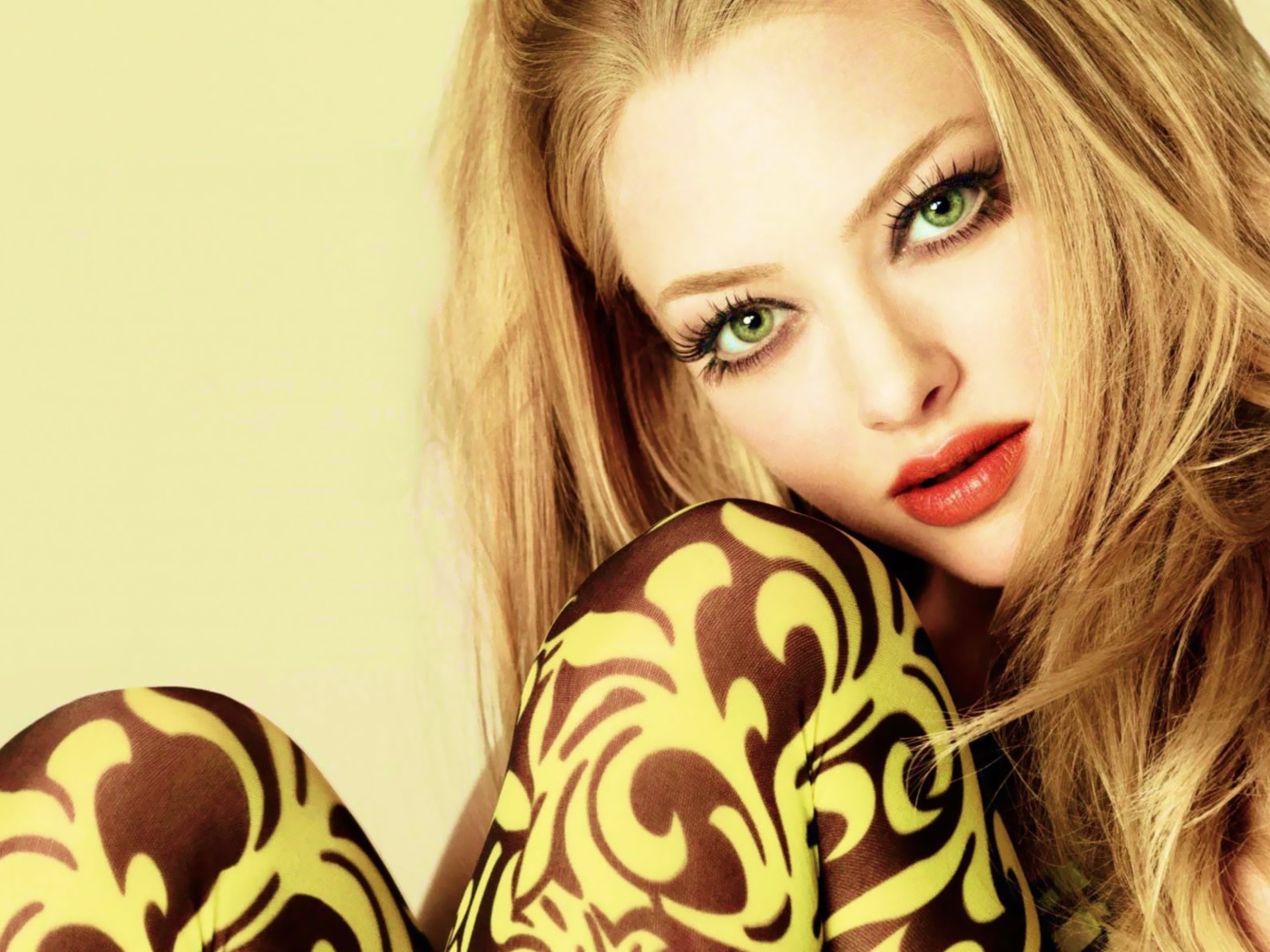 Fondo de pantalla Amanda Seyfried Green Eyes 1400x1050