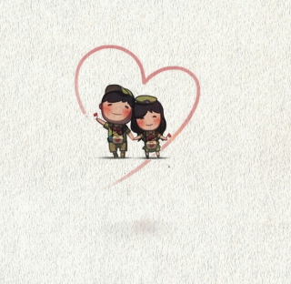 Kostenloses Love Is Wallpaper für iPad 2