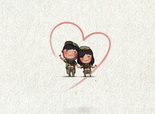 Kostenloses Love Is Wallpaper für Android, iPhone und iPad