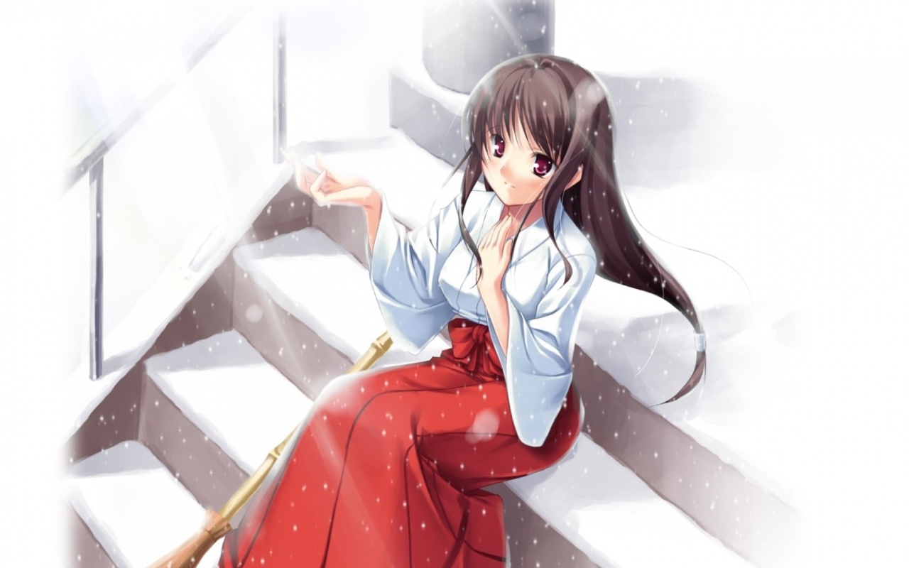 Gadis anime girl wallpaper 1280x800