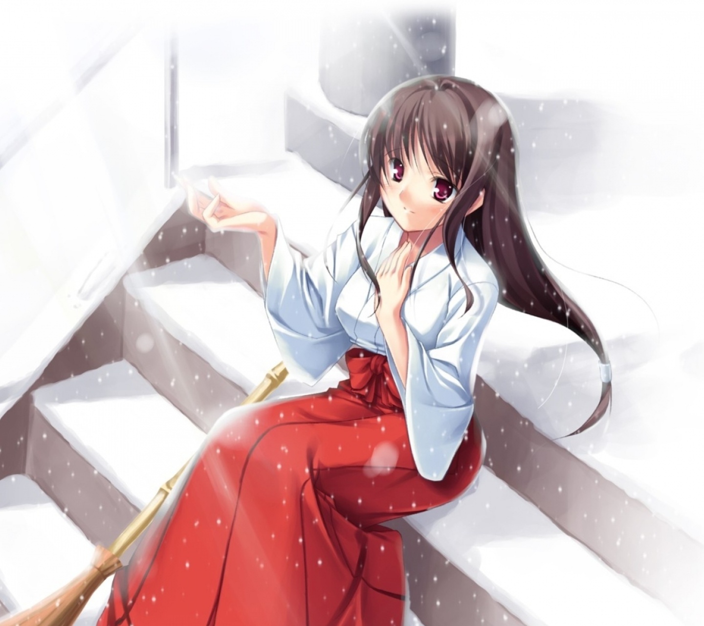 Das Gadis anime girl Wallpaper 1440x1280