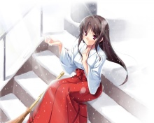 Das Gadis anime girl Wallpaper 220x176