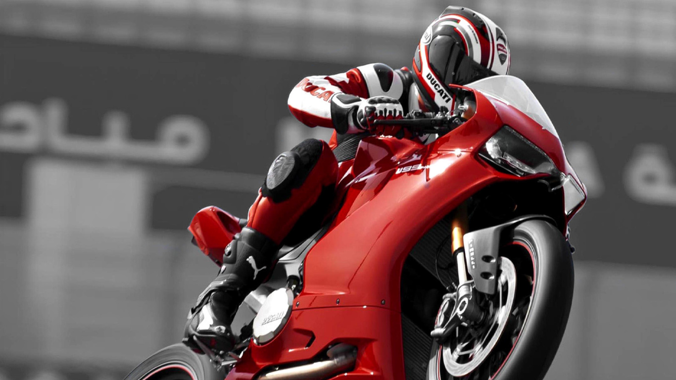 Das Ducati 1199 Superbike Wallpaper 1366x768