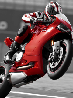 Das Ducati 1199 Superbike Wallpaper 240x320