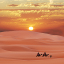 Das Sahara Desert Wallpaper 128x128