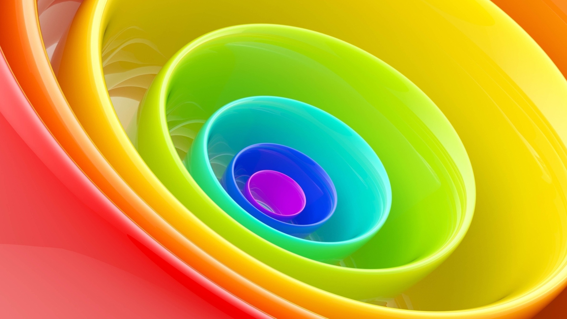 Screenshot №1 pro téma Rainbow Color Ring 1920x1080