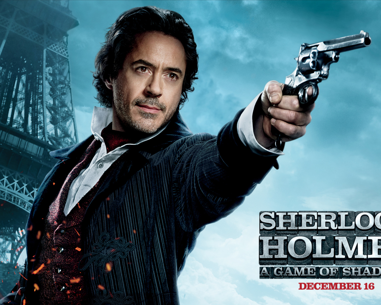 Fondo de pantalla Robert Downey Jr In Sherlock Holmes 2 1280x1024