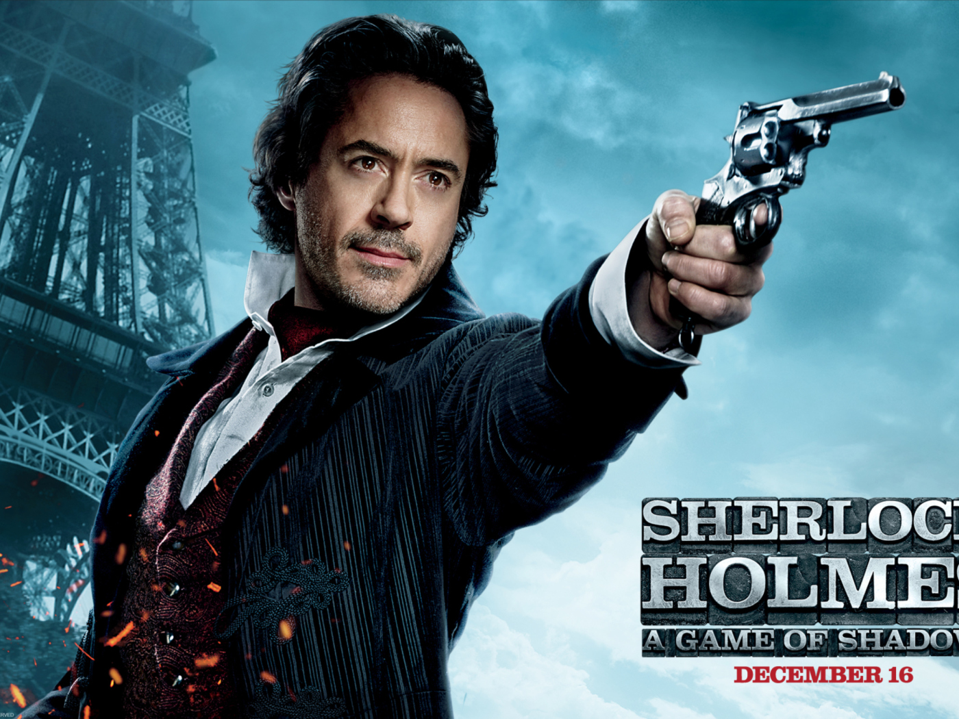 Robert Downey Jr In Sherlock Holmes 2 wallpaper 1400x1050