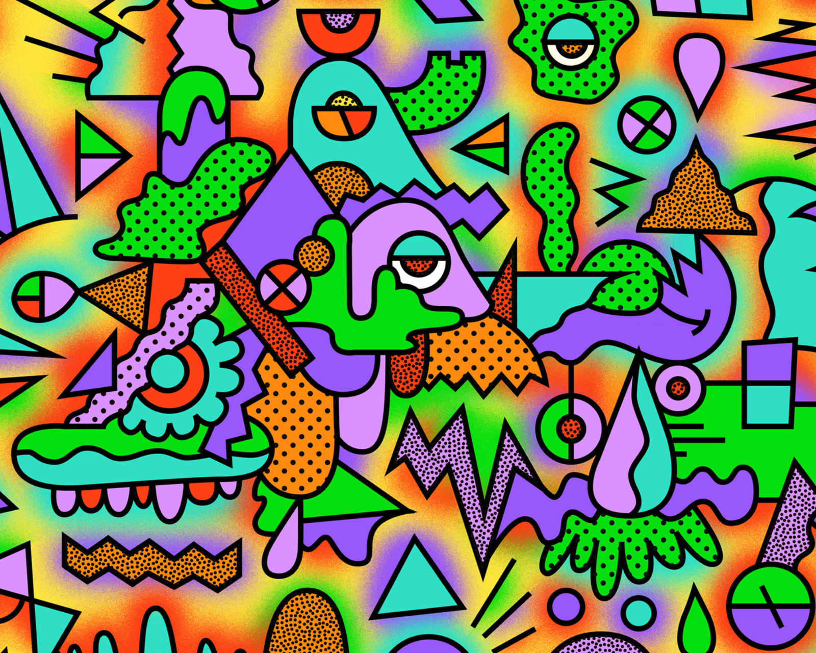 Psychedelic Abstraction screenshot #1 1600x1280