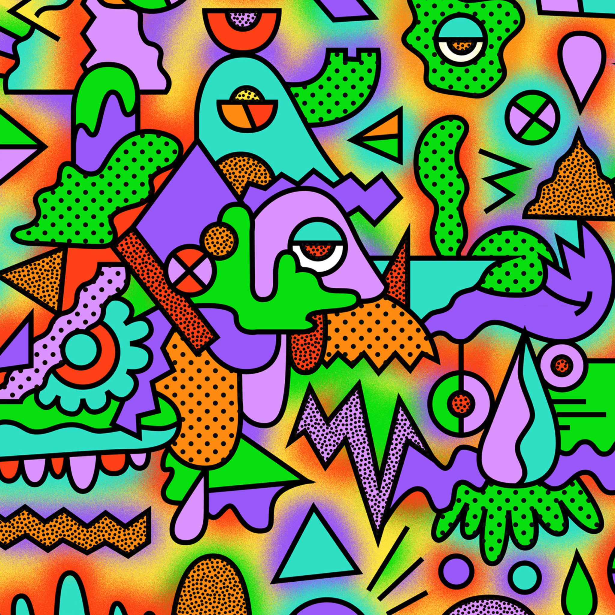 Psychedelic Abstraction screenshot #1 2048x2048