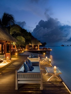 Обои 5 Star Conrad Maldives Rangali Resort 240x320