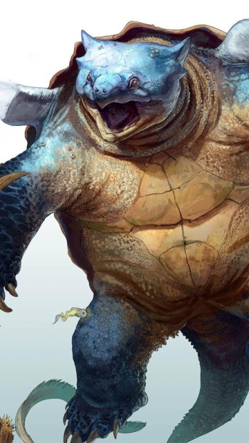 Fondo de pantalla Monster Turtle 360x640
