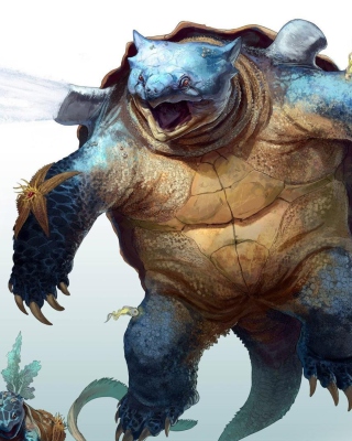 Monster Turtle - Obrázkek zdarma pro iPhone 4S