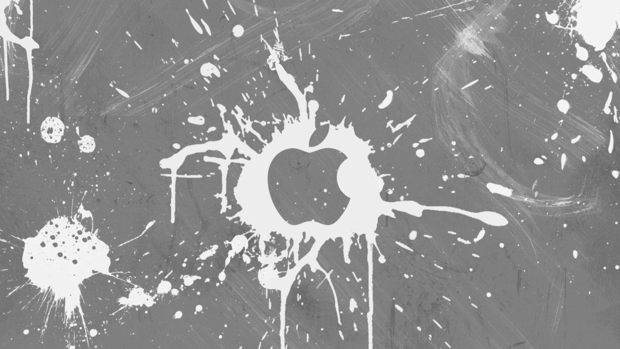 Fondo de pantalla Apple Splash Logo 1280x720