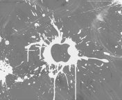 Apple Splash Logo wallpaper 176x144