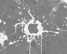 Das Apple Splash Logo Wallpaper 220x176