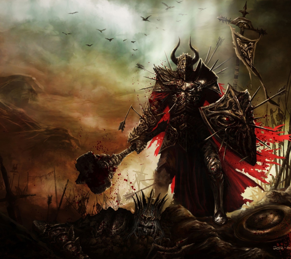 Das Diablo III Warrior Wallpaper 960x854