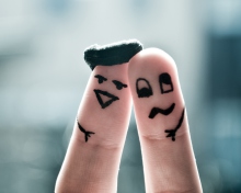 Funny Fingers wallpaper 220x176