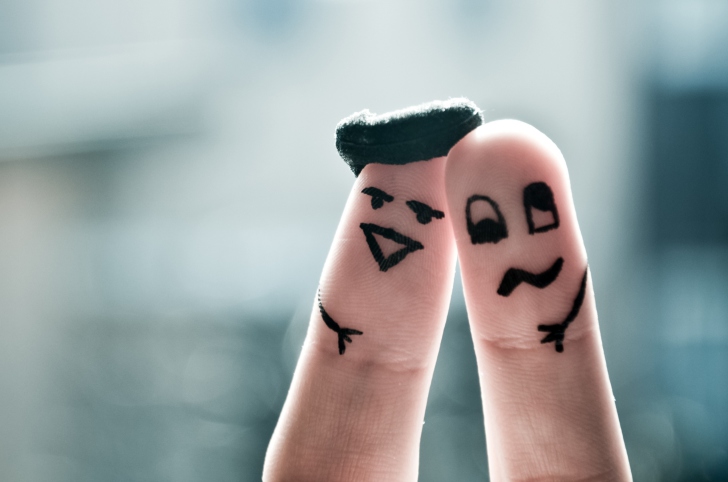 Funny Fingers wallpaper