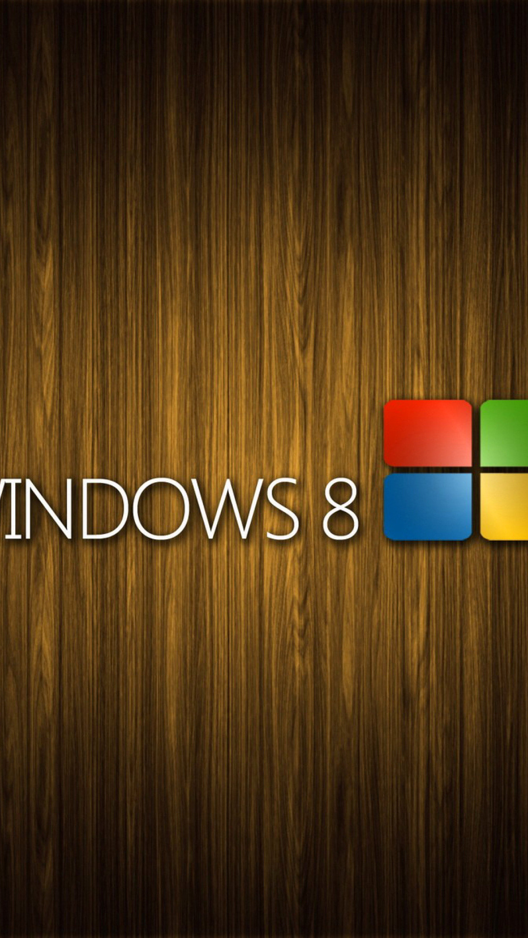 Sfondi Windows 8 Wooden Emblem 1080x1920