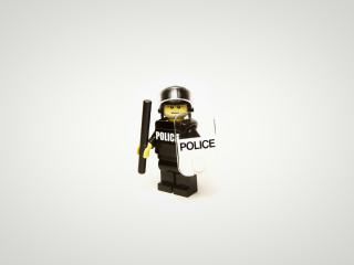 Police Lego wallpaper 320x240