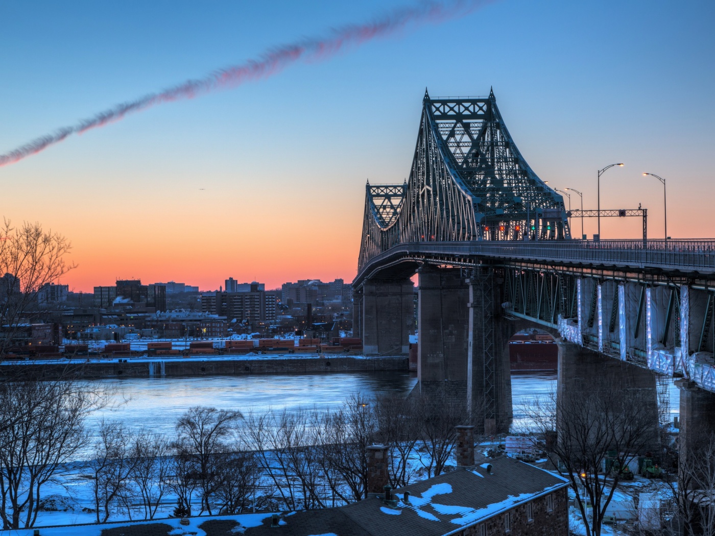 Montreal Quebec City wallpaper 1400x1050