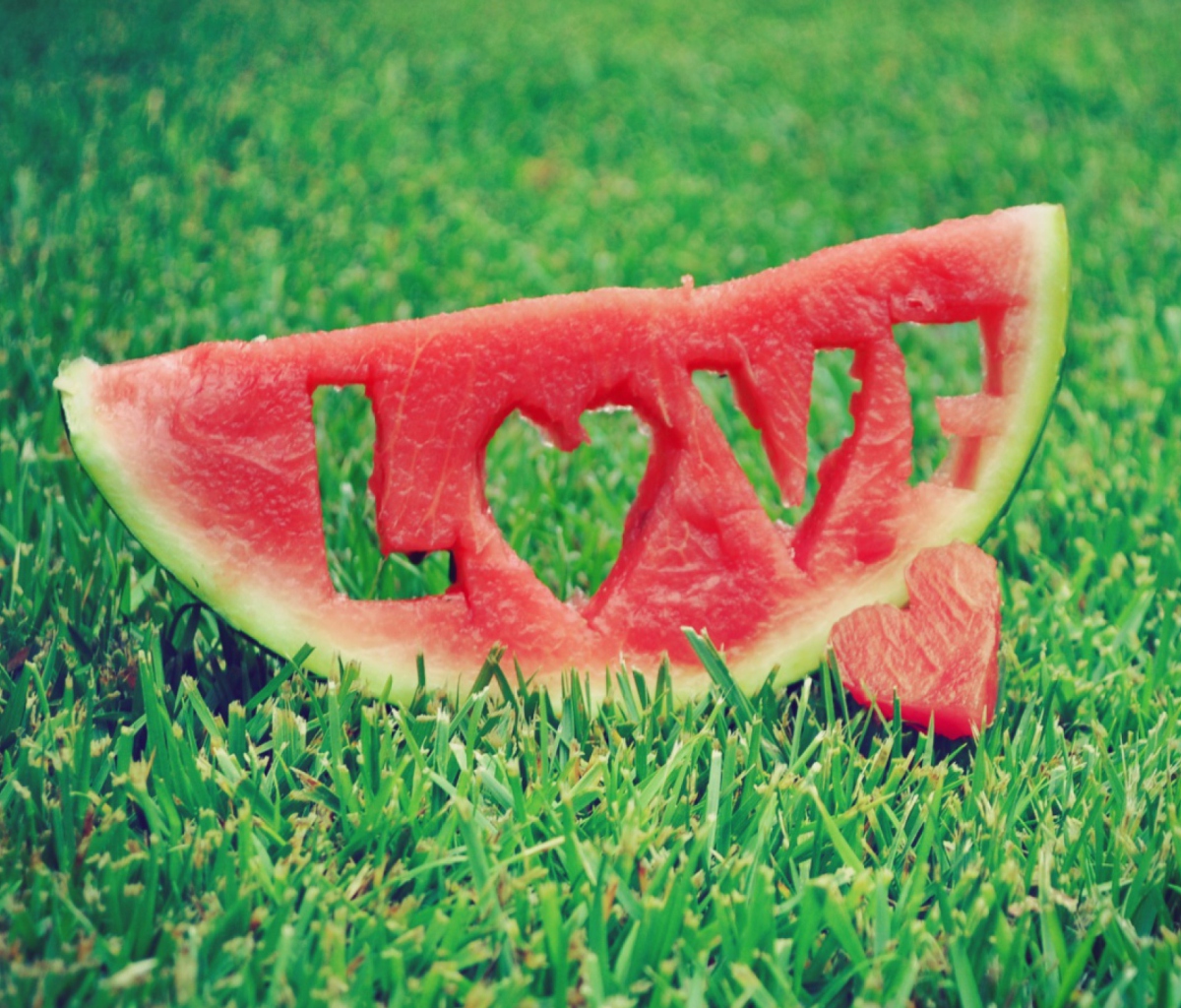 Sfondi Love Watermelon 1200x1024