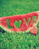 Screenshot №1 pro téma Love Watermelon 128x160