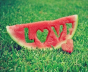 Fondo de pantalla Love Watermelon 176x144