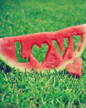 Das Love Watermelon Wallpaper 176x220