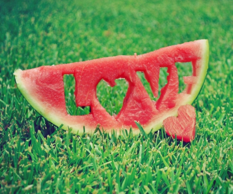 Sfondi Love Watermelon 480x400