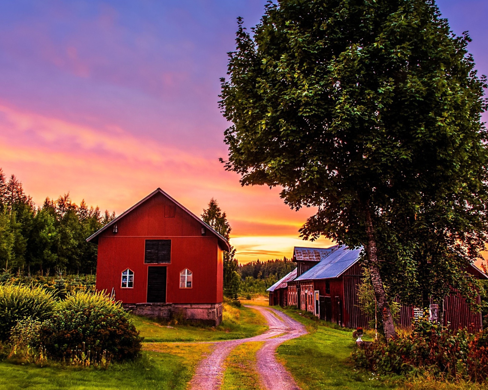 Countryside Sunset screenshot #1 1600x1280