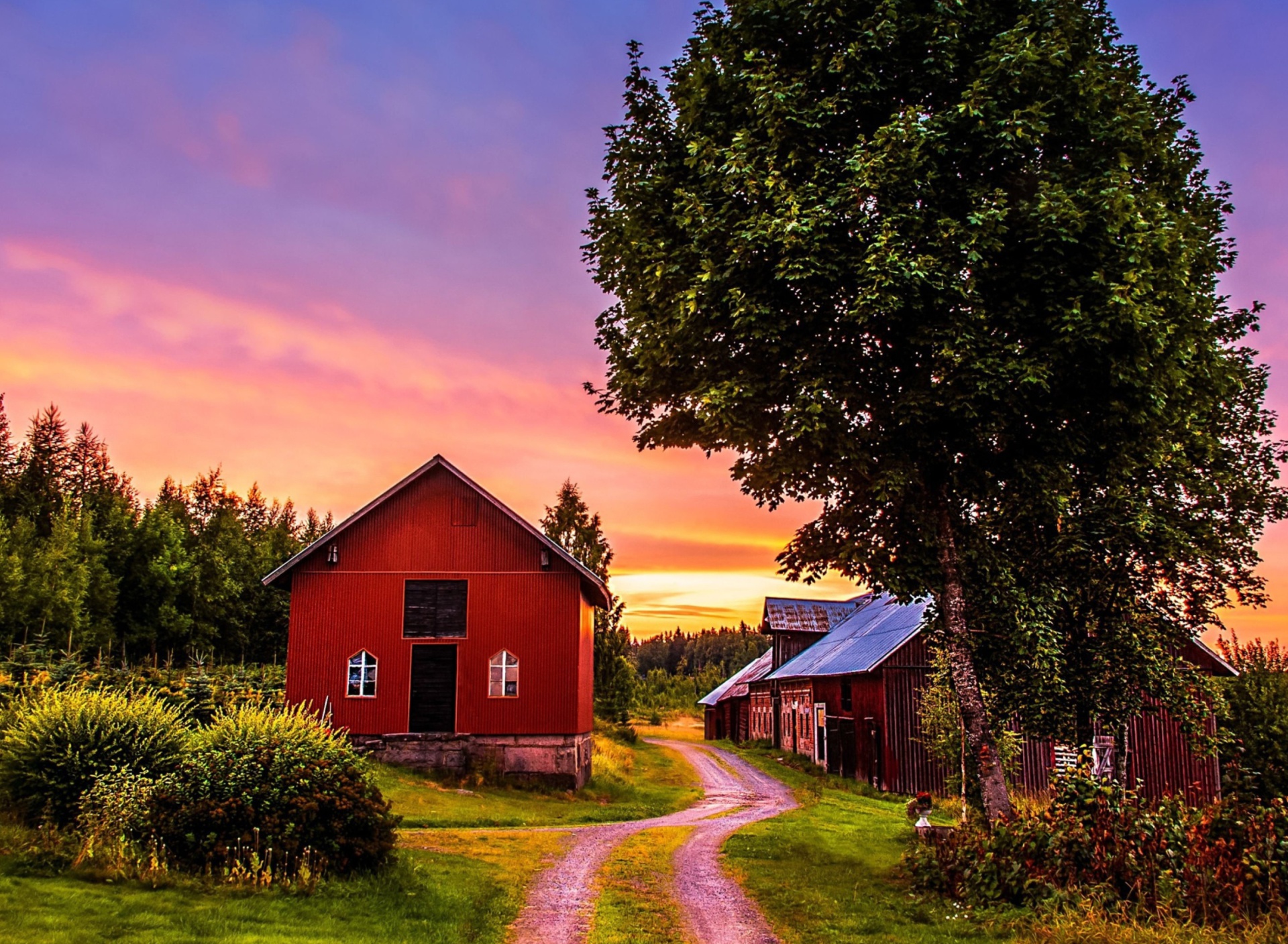 Sfondi Countryside Sunset 1920x1408