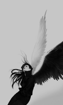 Night Angel wallpaper 240x400